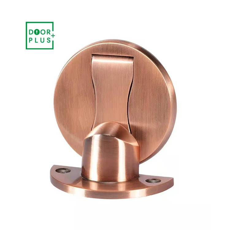 Doorplus Hotel Household Classic Door Hardware Wall Suction Magnetic Door Holder Stainless Steel 304 Door Stopper