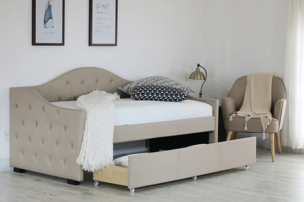 2019 Stephanie Day Bed with Pull Out Under the Bed Storage Drawers