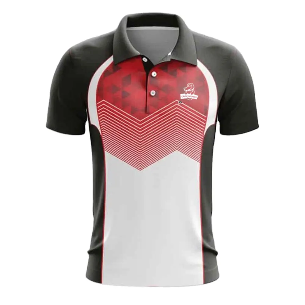 Custom Sublimation 100% Polyester High Quality Quick Dry Cricket Jersey Sports T Shirt