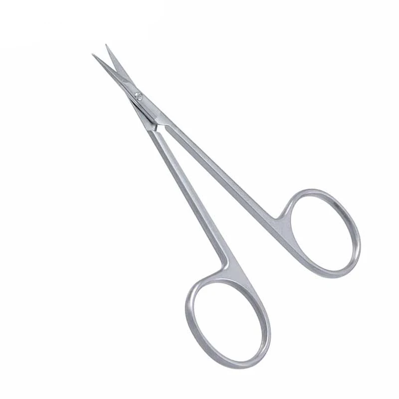Высококачественные ножницы из нержавеющей стали для радужной оболочки, медицинские изогнутые ножницы, ножницы для радужной оболочки
