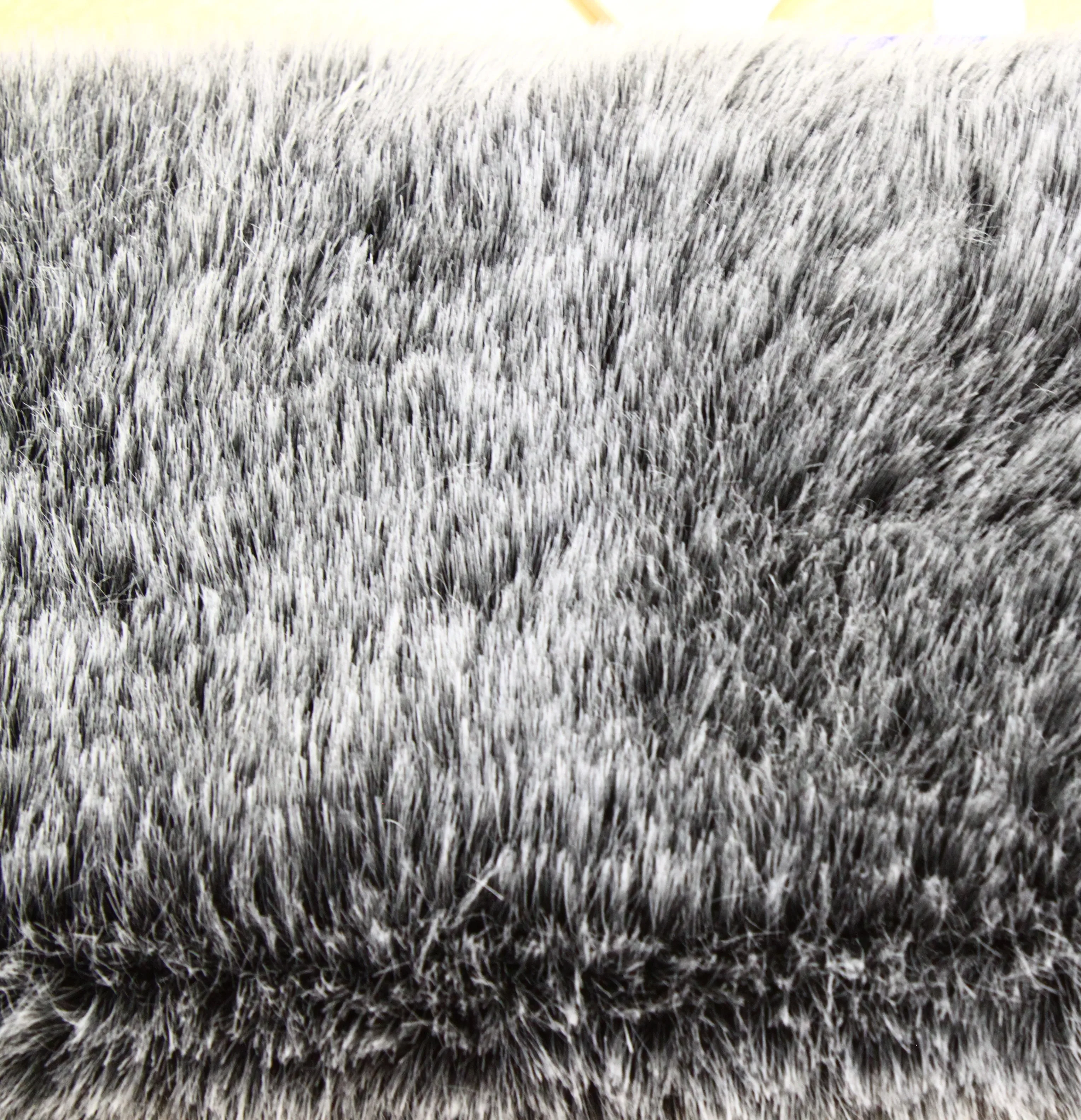 High Quality 100% Polyester Knitted Fake Fur Plush Pattern for Toy and Garment Use