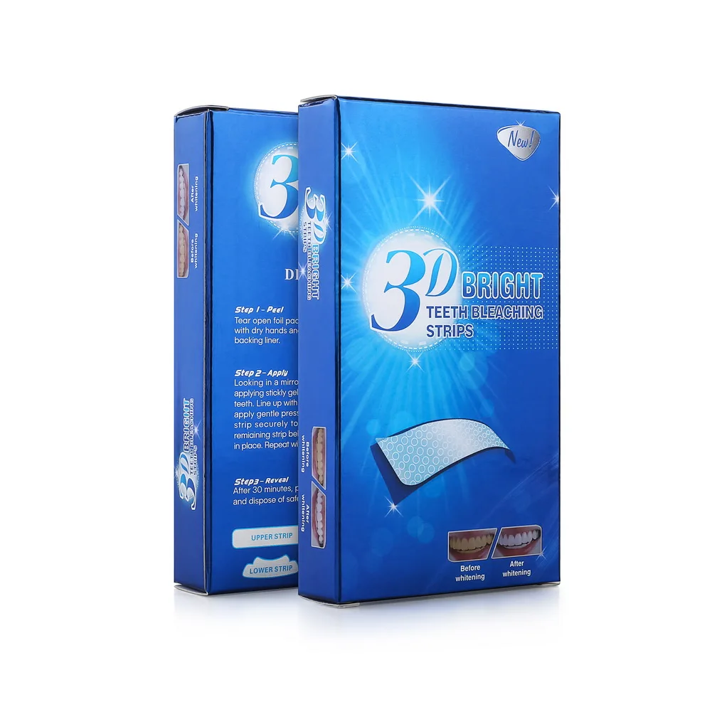 Crest 3D Whitestrips Vivid White 1 box 12 Pouches 24 Strips Teeth Whitening Kit Crest Whitestrips
