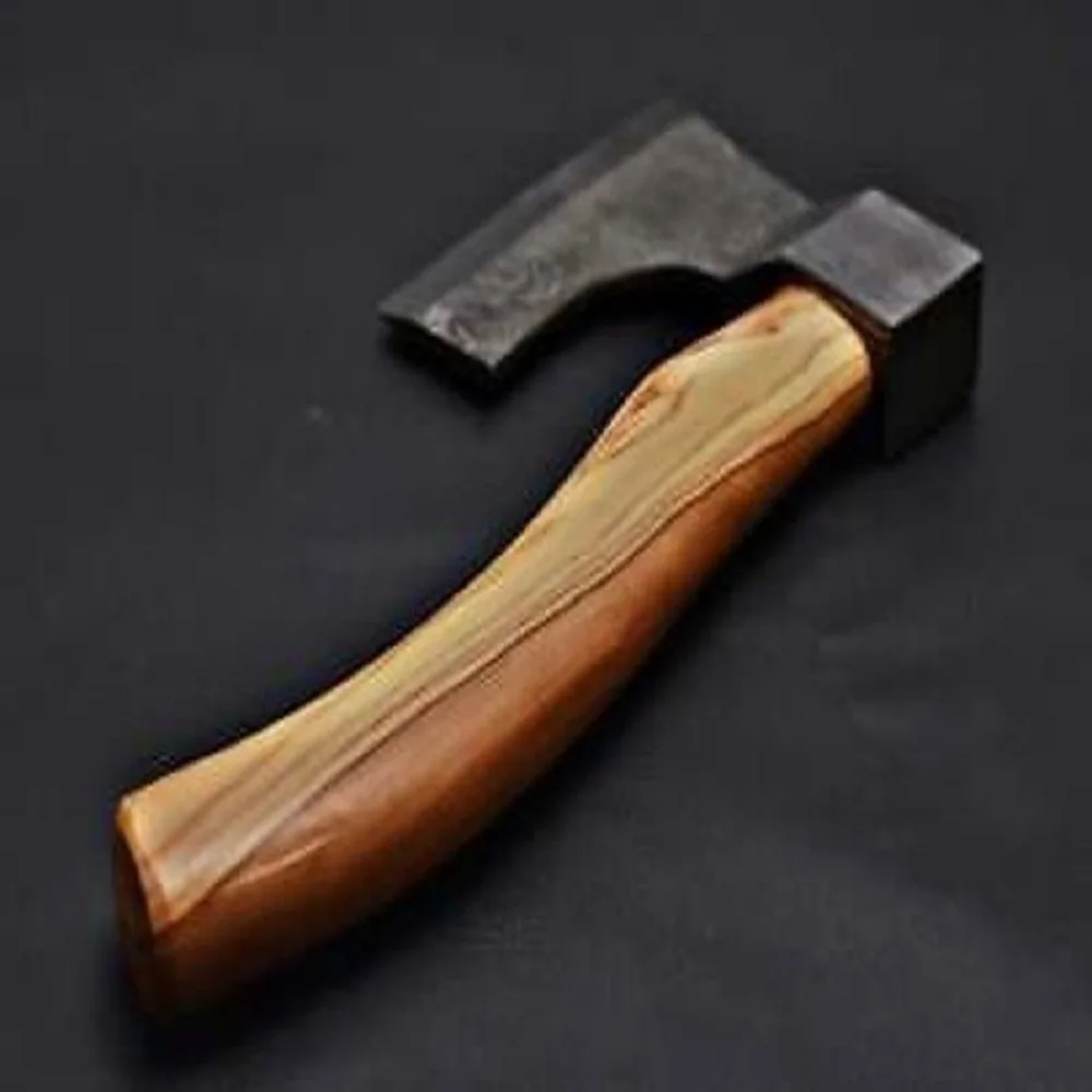 Топор Ручной работы из дамасской стали в стиле викингов топор для кемпинга высококачественный Тактический с кожаным чехлом AX-28