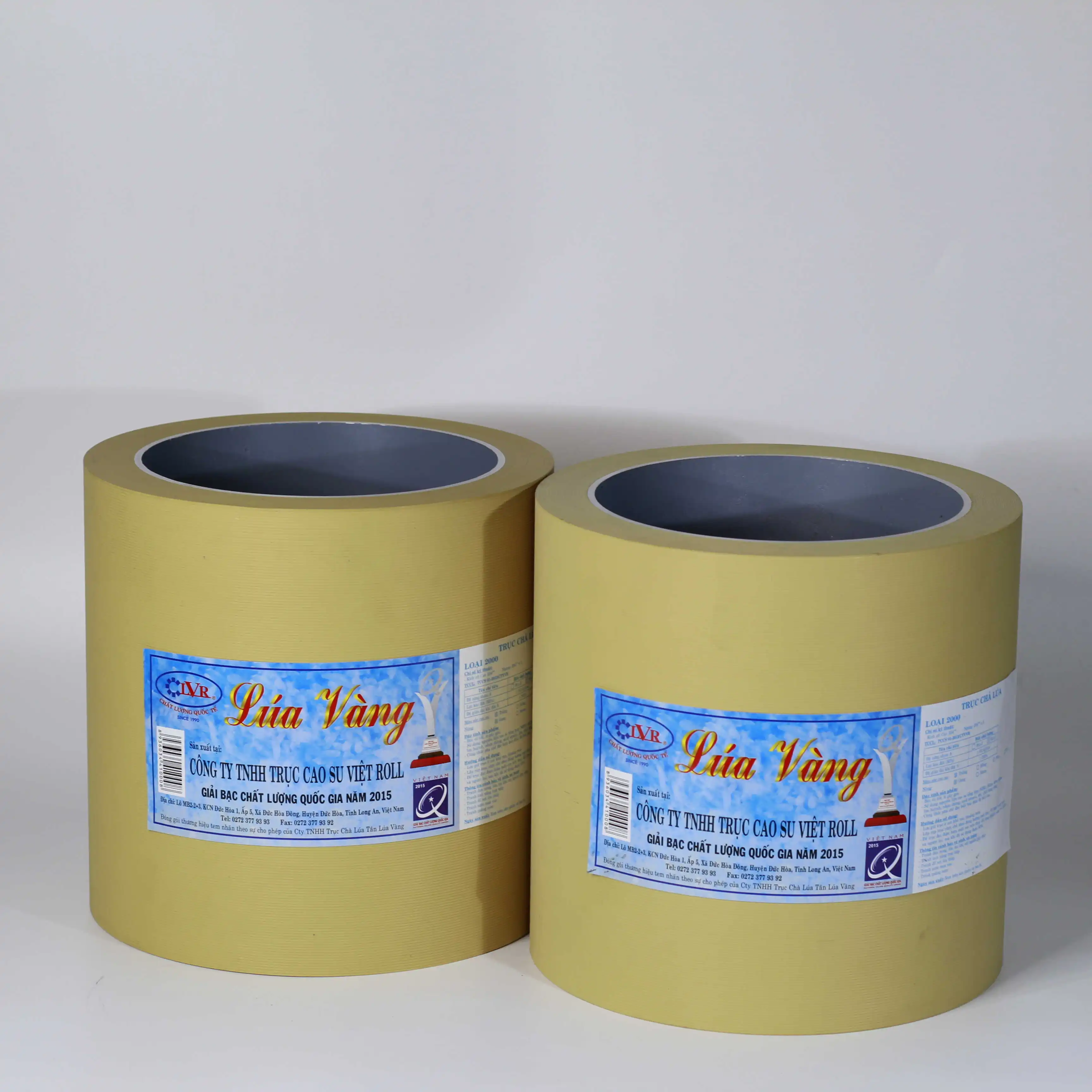 Rice Mill Rubber Roll by Tan Lua Vang Rubber Roller Rice Mill Machine Parts Quality Made in Viet Nam 85-95 Shore a Durable NBR