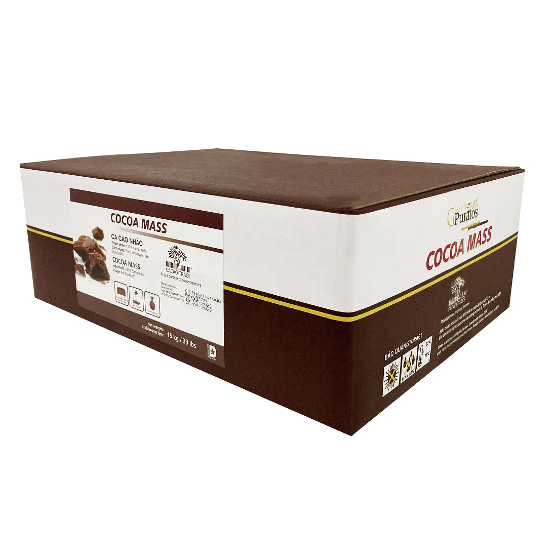 Papua New Guinea Oragnic & Low Roasted Cocoa Liquor - CacaoTrace Cocoa Ingredients