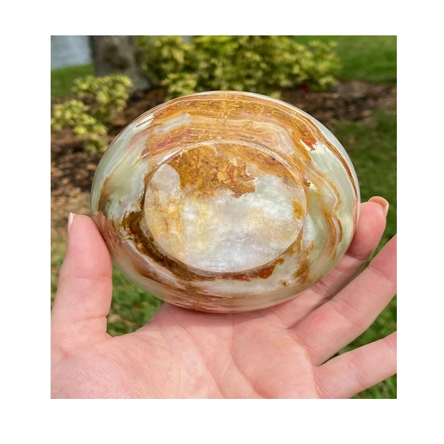 Top Quality Wholesale Light Green Onyx Bowl For Kitchen Use