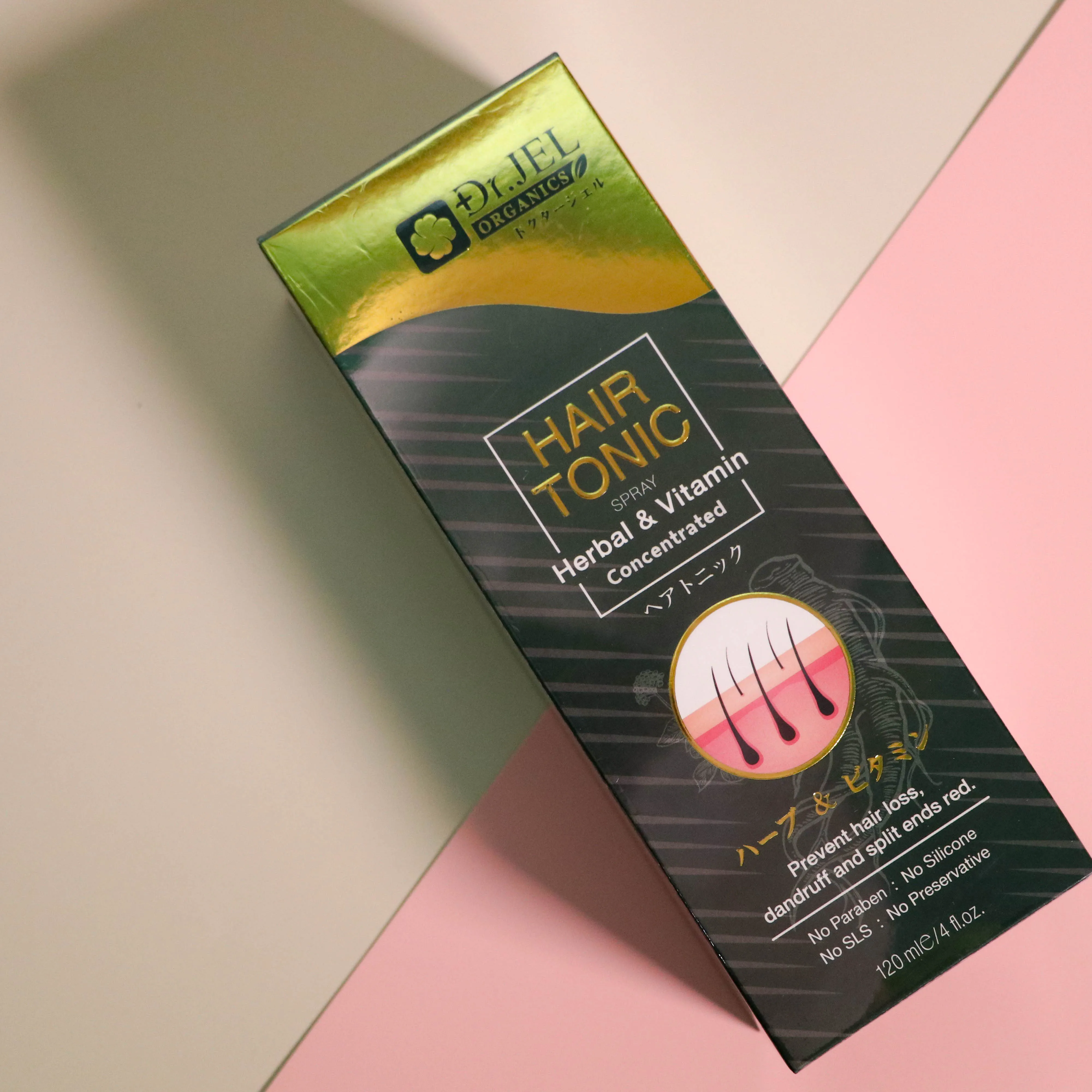 Herbal Extract Hair Tonic Spray Hair Regrowth Reduce hair loss Accelerate hair regrowth Hair treatment for men Thailand Products