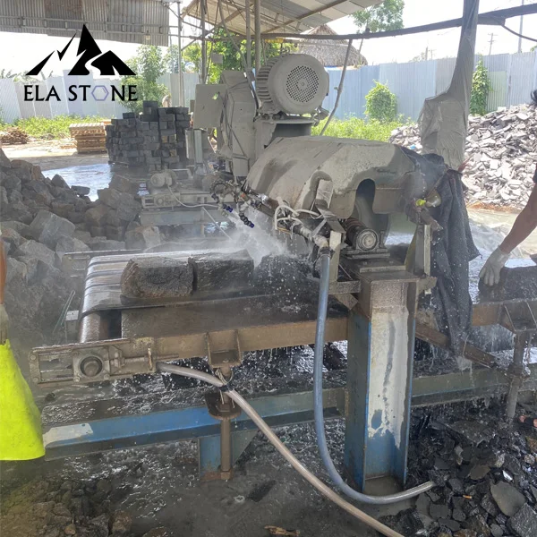 Split Hotel Villa Apartment Building Garden Modern traditional rustic lava stone from Vietnam factory