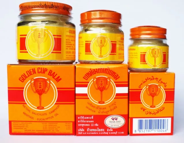 Golden Cup Balm Ointment  - Temporary Relief from minor Muscular Aches and Pains