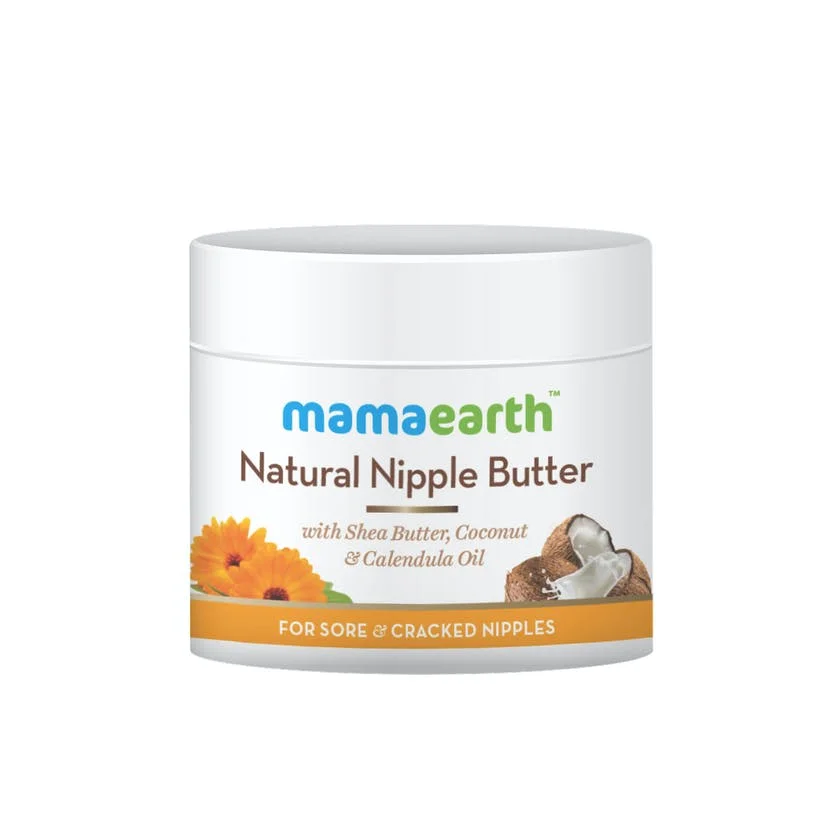 MAMA EARTH Nipple Butter Cream for sore & cracked nipples, 50ml