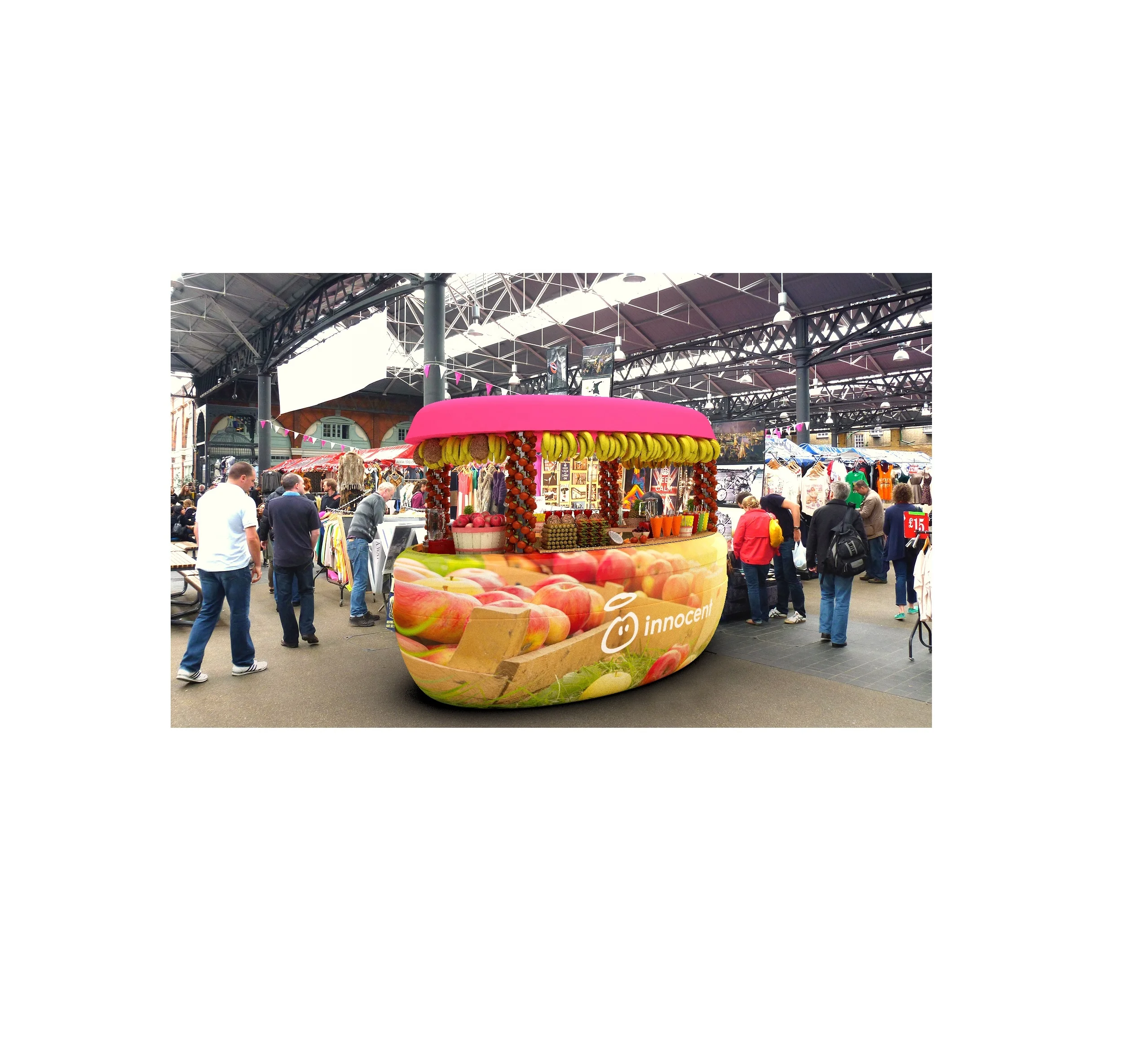 
Customizable mobile bar / restaurant / Ice cream kiosk solution indoor and outdoor suitable with collapsible roof 