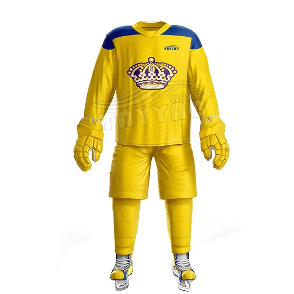 
Изготовленная на заказ профессиональная кружевная хоккейная Униформа с воротником 