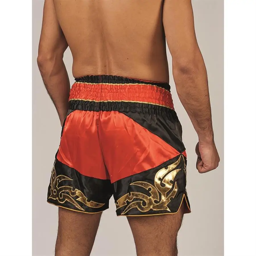 REEDOT SPORTS Kids Boys Muay Thai Shorts Boxing Kickboxing MMA Training Trunk Satin Fight BJJ Grappling Shorts
