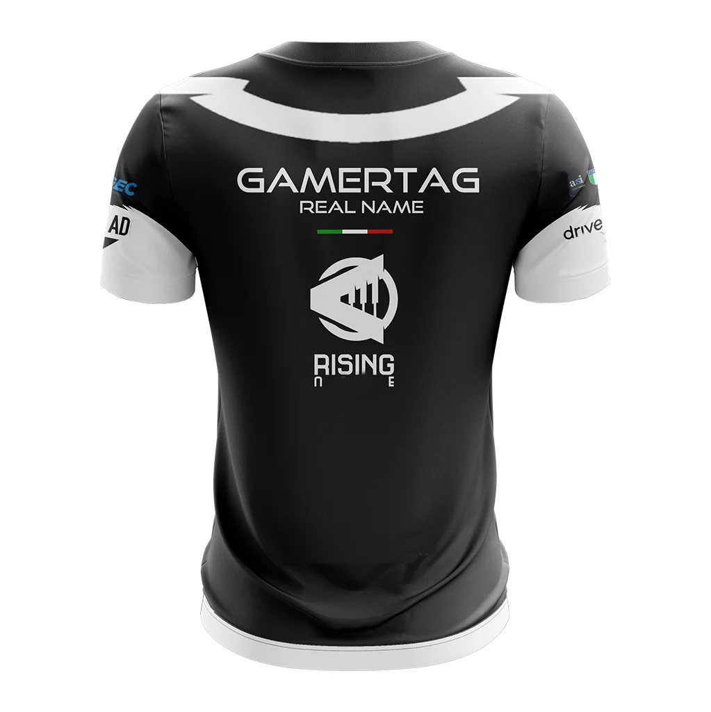 Never Fading Colors Custom Made Esports Jersey Best Quality Sublimation Gaming Jersey