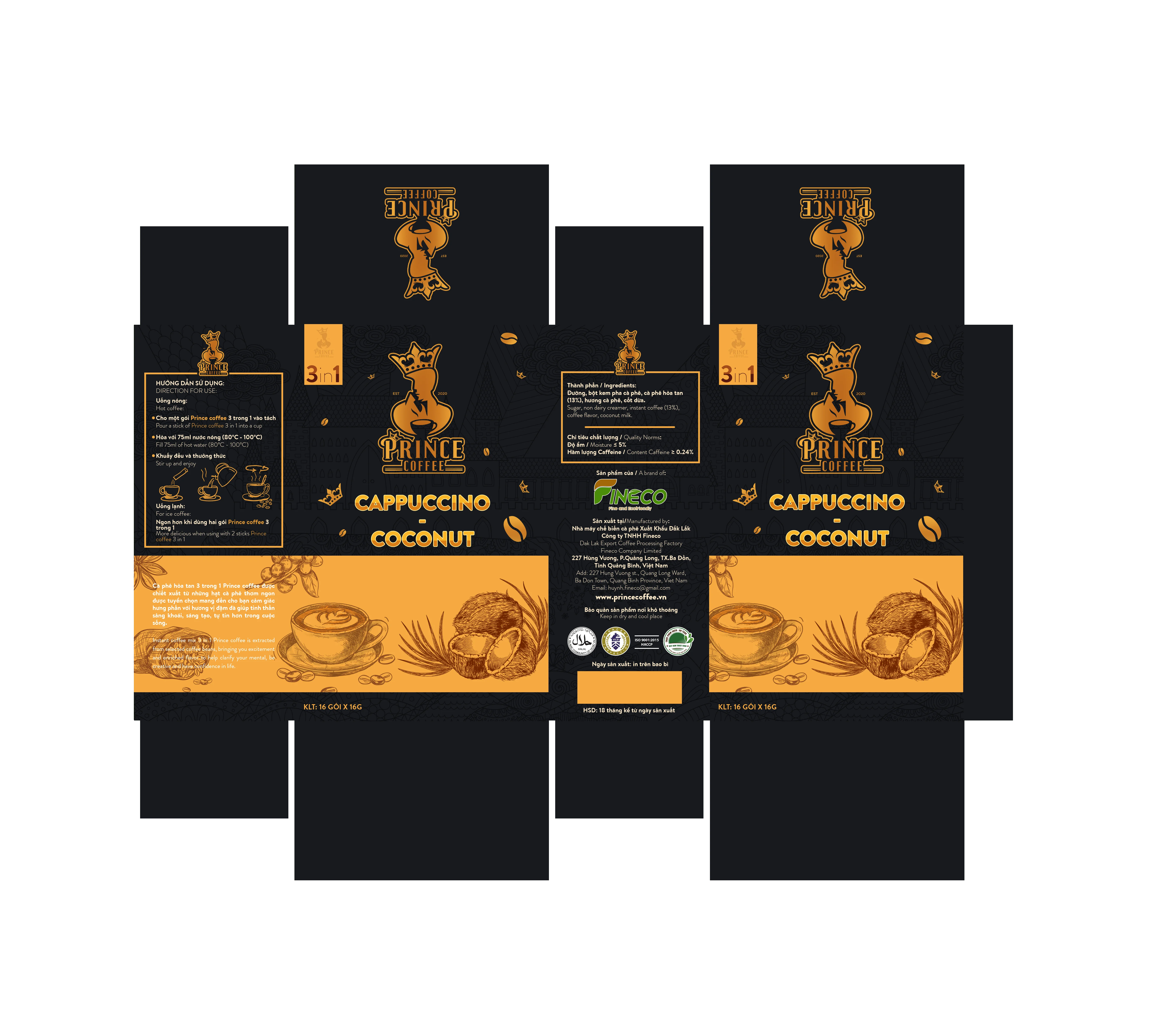  Высококачественный вьетнамский капучино мокко 3 в 1 мгновенный кофе OEM ODM конкурентоспособная цена смесь мгновенного