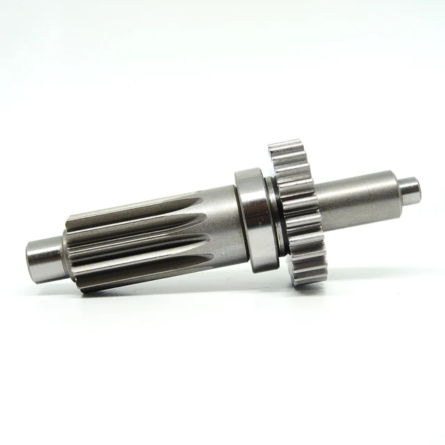 Индивидуальный прямоугольный вал шестерни с подшипником, стальной вал шестерни, аксессуары для оборудования