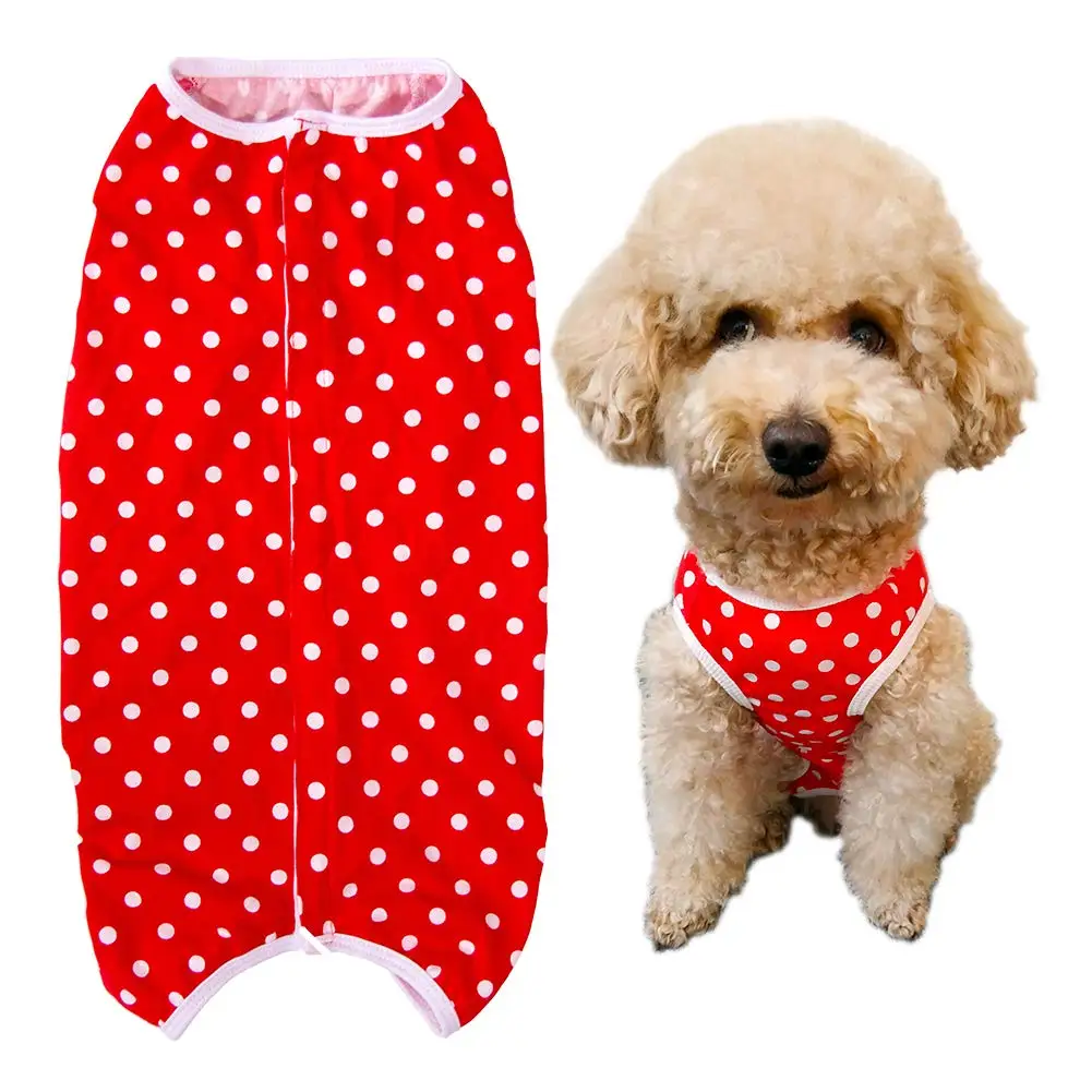 Pet clothing printed security wholesale Dog clothes Foreign trade single cotton small dog pet vest Spring and Summer