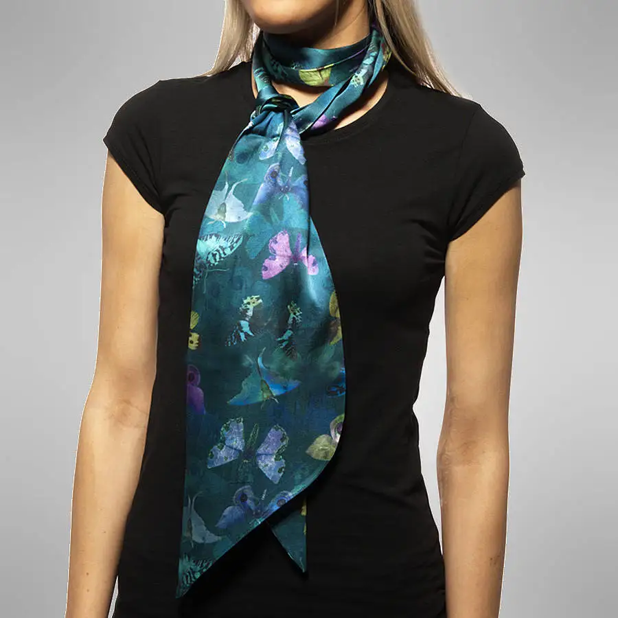 Best seller hijab scarf silk square scarf wholesale low cost on vietnam