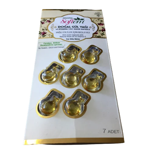 
Anti aging serum face Rose Oil Face Serum Capsule Vitamin E Skin Care Ampoule rose face serum Pigmentation Correctors 