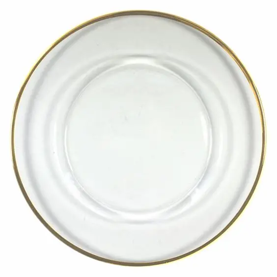 White Metal Charger Plate High Quality Latest Designer Decoration Charger Plate Attractive Designer Luxurious Charger Plate