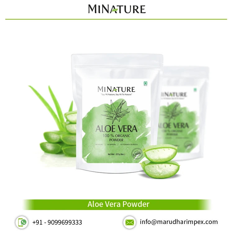 Exclusive Deal on Impressive Quality Herbal Aloe Vera Powder Used for Hair Wash