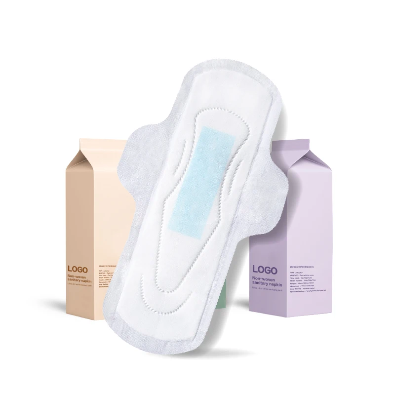 Private Label Non Woven Menstrual Pad Female Hygiene Products Disposable Sanitary Napkins Supplier