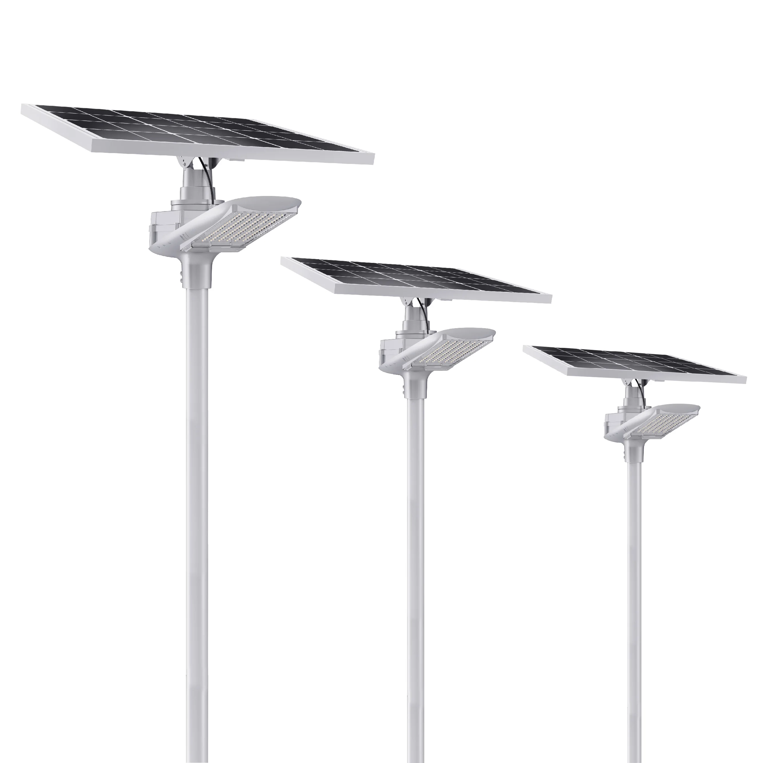 dusk to dawn solar lights outdoor  lampadaire solaire 3600lumen 7200Lumen  outdoor farm solar light 60w solar street lighting