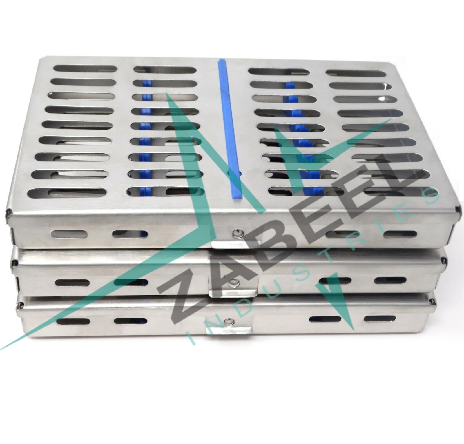 10 Dental Autoclave Sterilization Cassette Rack Box Tray For 10 Instrument By ZaBeel Industries