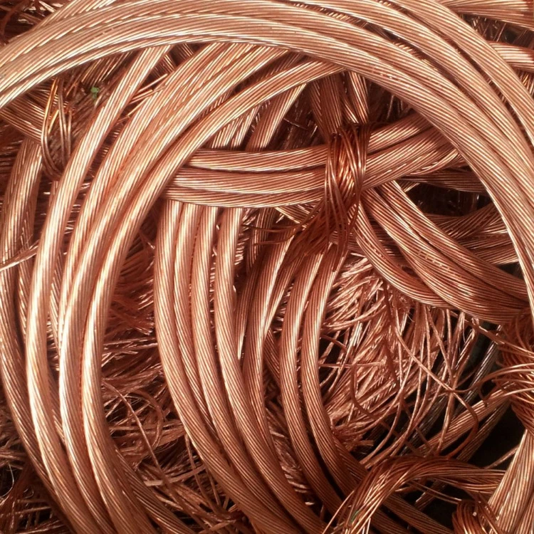 Supplier Scrap Copper 99.999% Purity Bulk Copper Wire Scrap