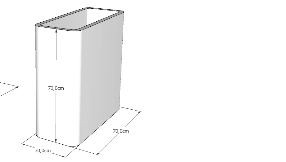 Best quality Italian Plastic Vase for Garden