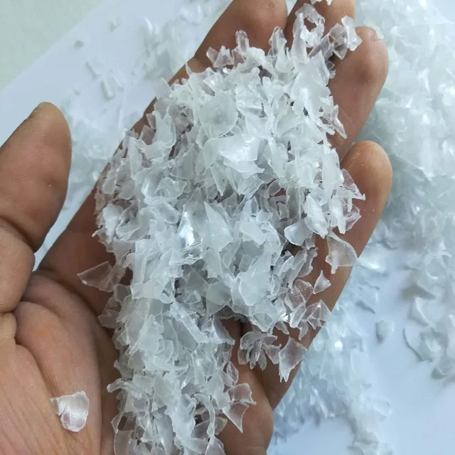 ПЭТ-бутылки скрап и хлопья горячая стирка хлопья/100% прозрачных ПЭТ-бутылок