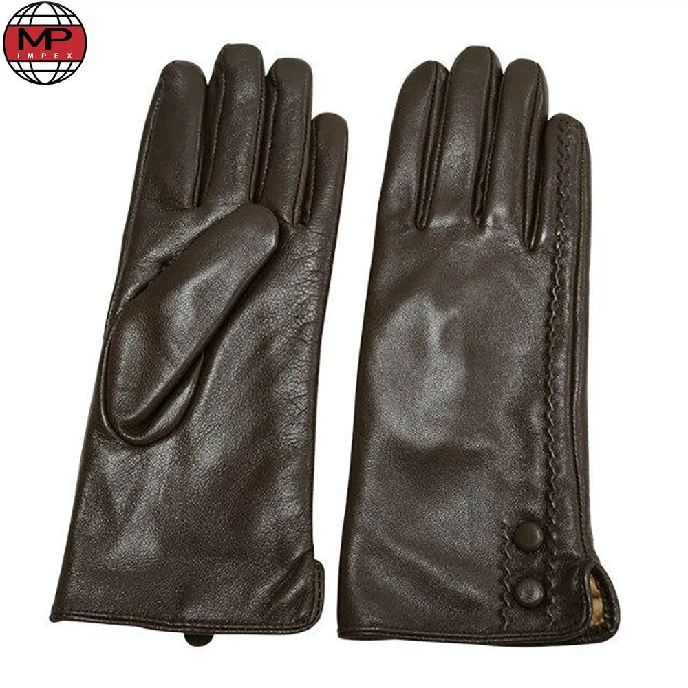 SHEEP LEATHER FASHION BLACK SOFT for Men Gloves