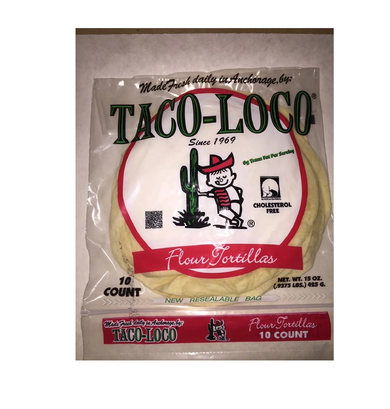 Фирменные тортильи Taco Loco, средний, 8 дюймов, номер модели 7820311122