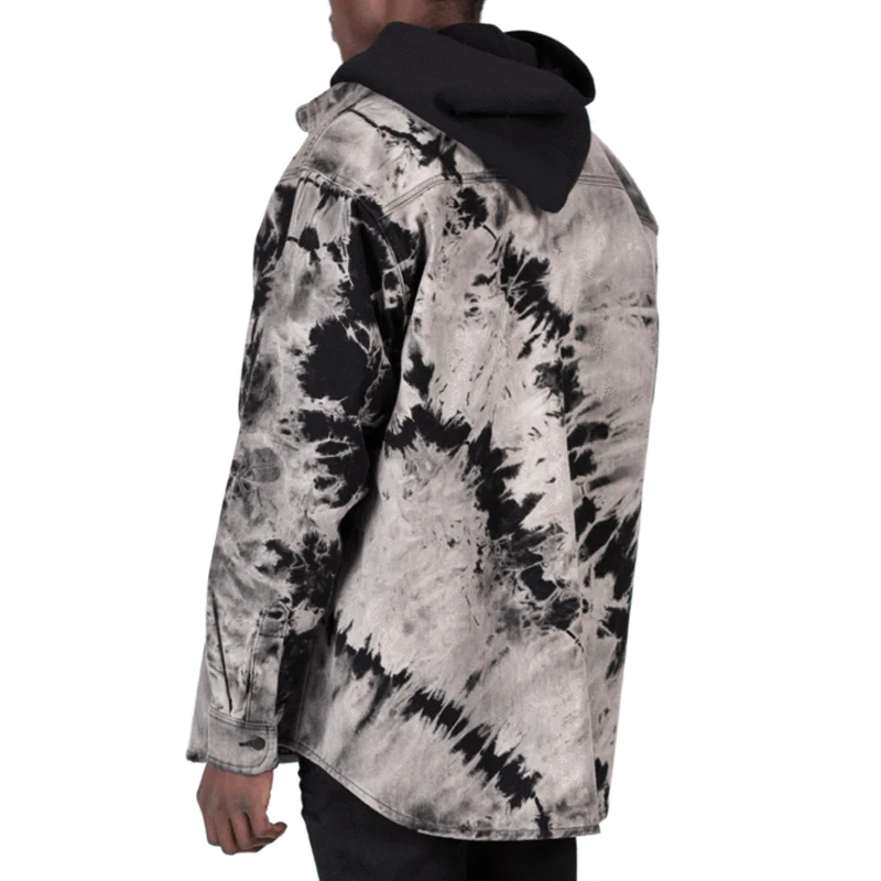 2021 new trend denim shirt 100% cotton men long sleeve denim jeans shirt with custom logo and design