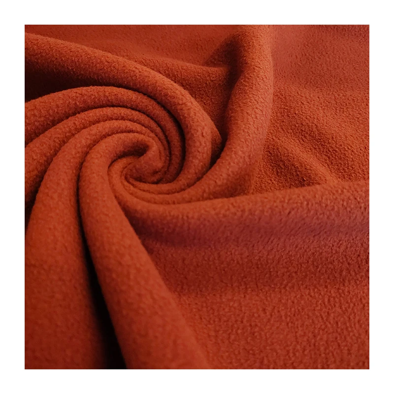 Spot outlet 100%polyester brush fabric material recycle poly eco-friendly fabric stoffe