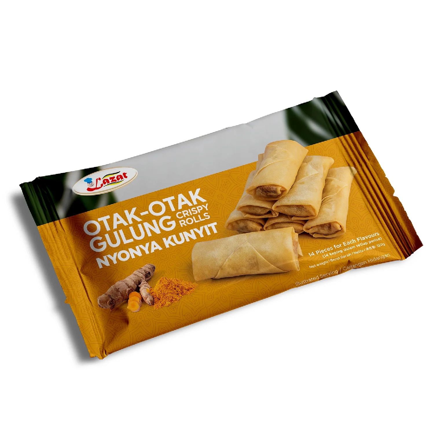 Полумягкий отак-отак гулун-хрустящие рулоны-nyuzunkunyit 12 дюймов (275 г X 24 кв. М) из