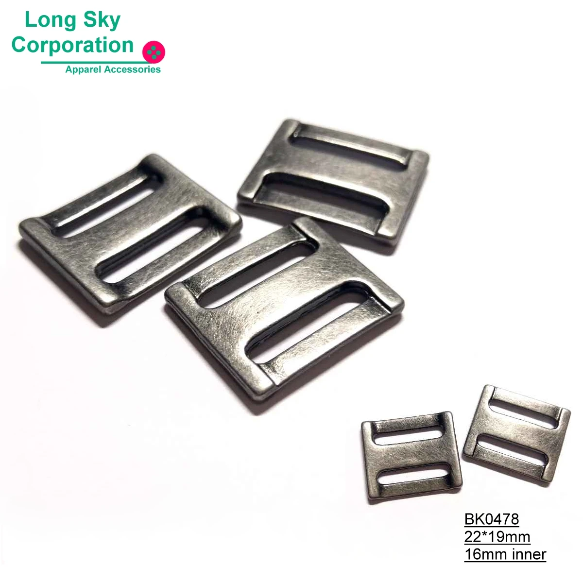 
(# BK0478) 16 мм внутренняя маленькая металлическая крышка ремешок регулирующая пряжка 