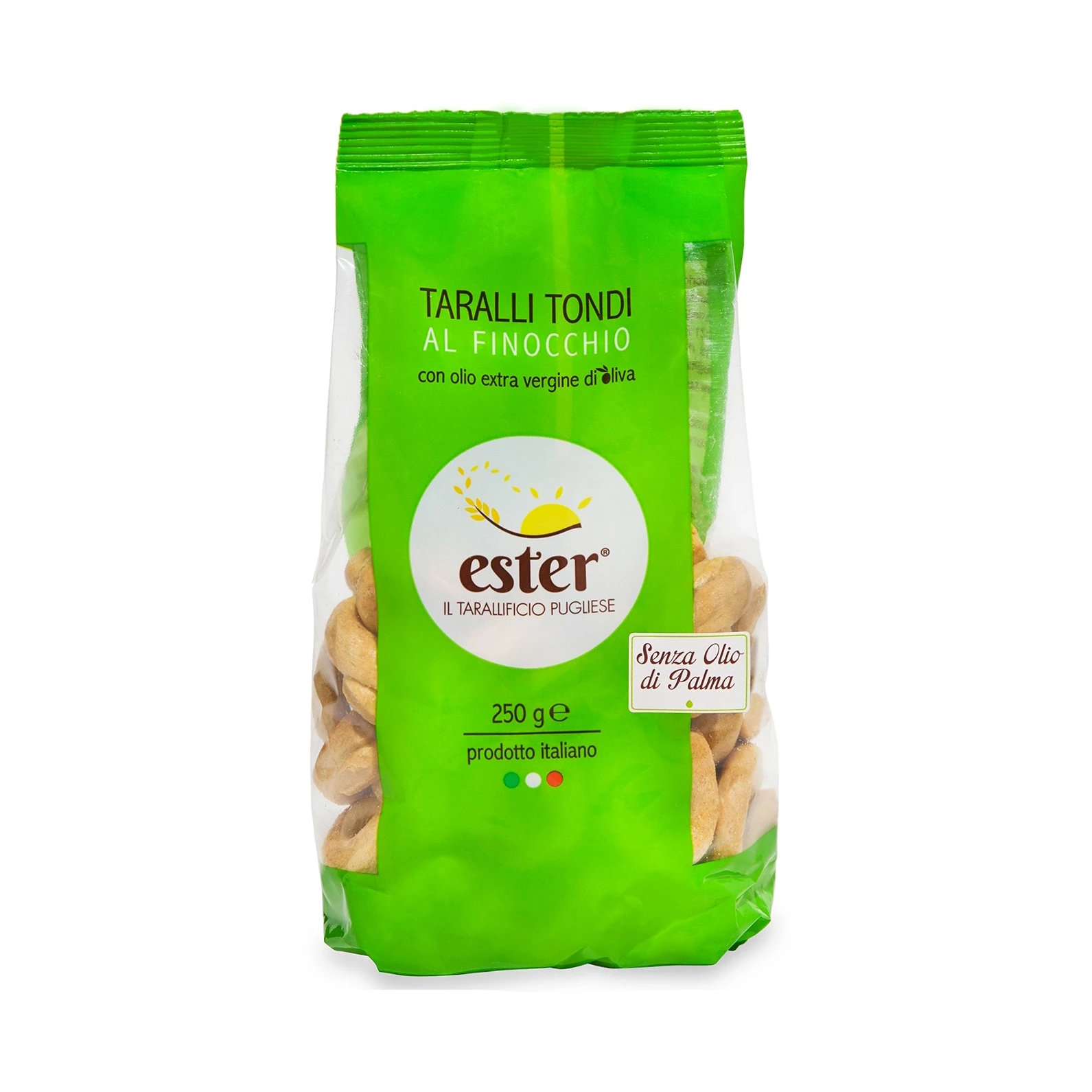 Традиционный эфир Apulian Taralli с семян фенхеля, Экстра натуральное оливковое масло для закусок и аппетита, 250 г