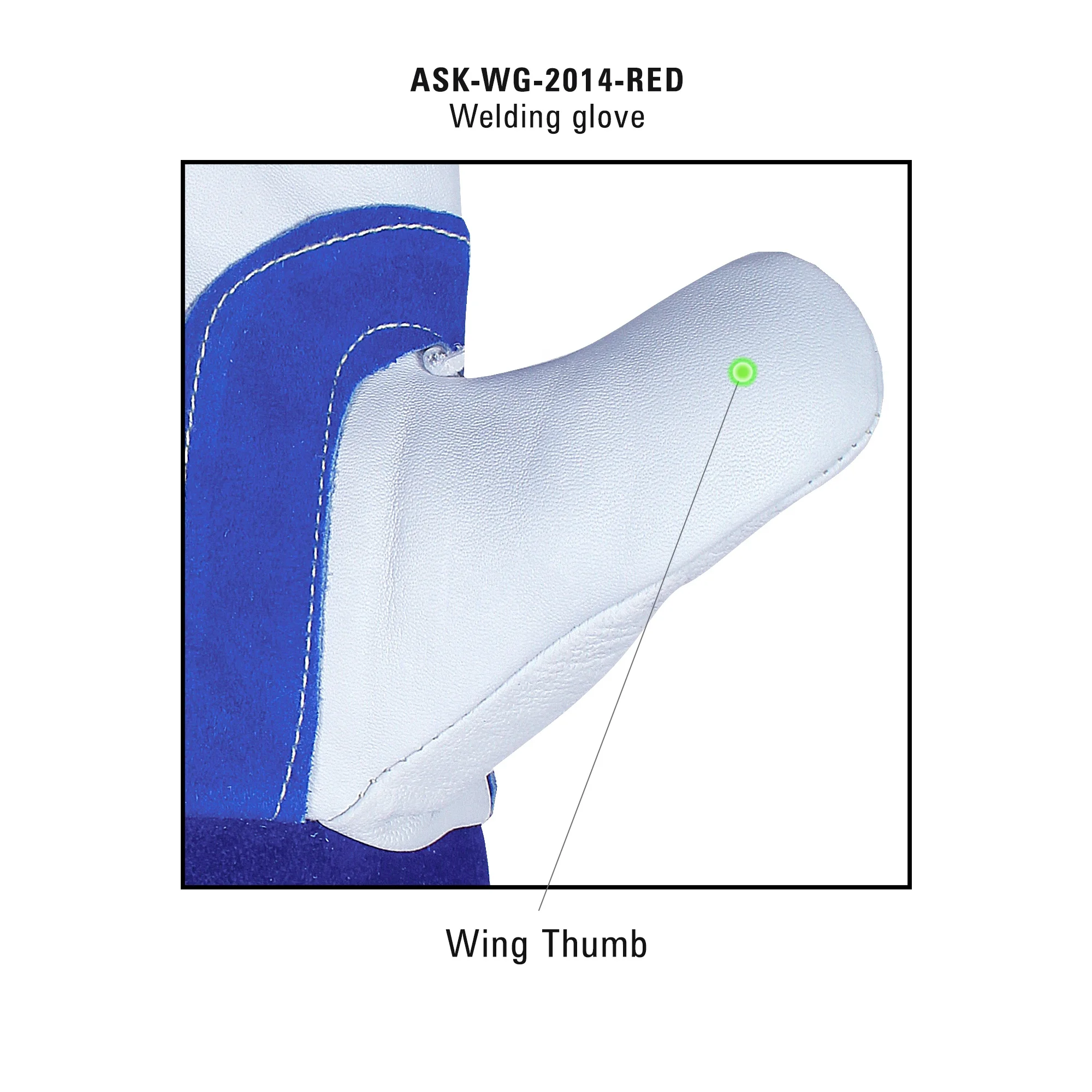 Blue Welding Gloves Spark Proof Welders Gloves for TIG Arc Reusable Flexible Sheepskin Leather Welders Gloves