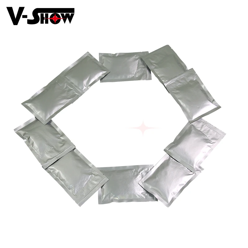 
10 пакетов, порошок из титана, спецэффекты для холодного Пиро-искрового фонтана, для дома, свадьбы, фейерверк, порошок пыли 