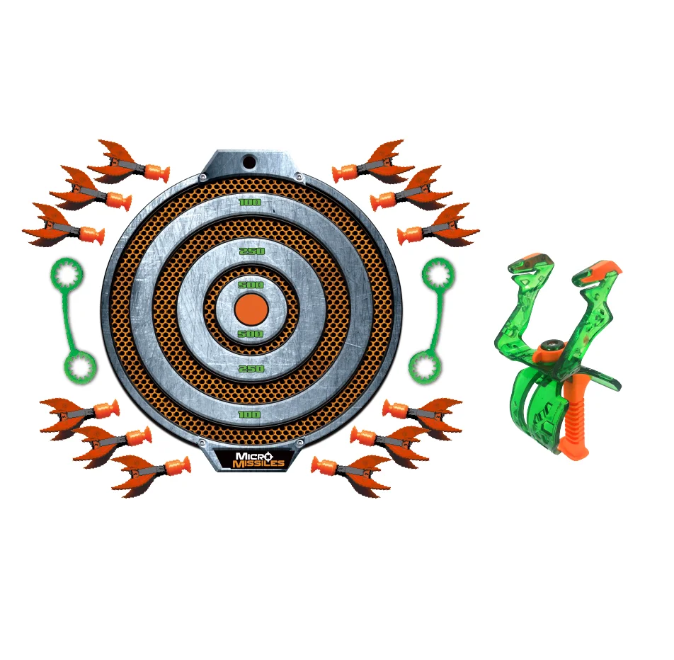 Top quality awesome ergonomics sport shooting TPR plastic mini arrow for kids with dart board and advance launcher outdoor toy