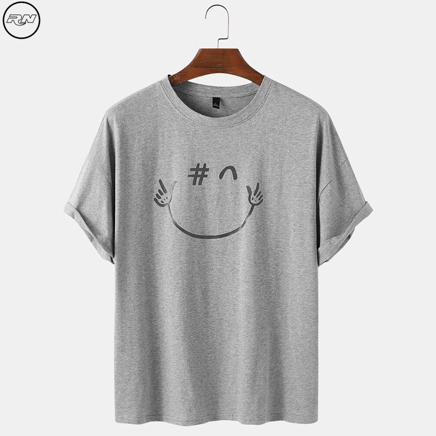 Оптовая продажа Высококачественная Мужская футболка из 100% хлопка с принтом на заказ вашего бренда