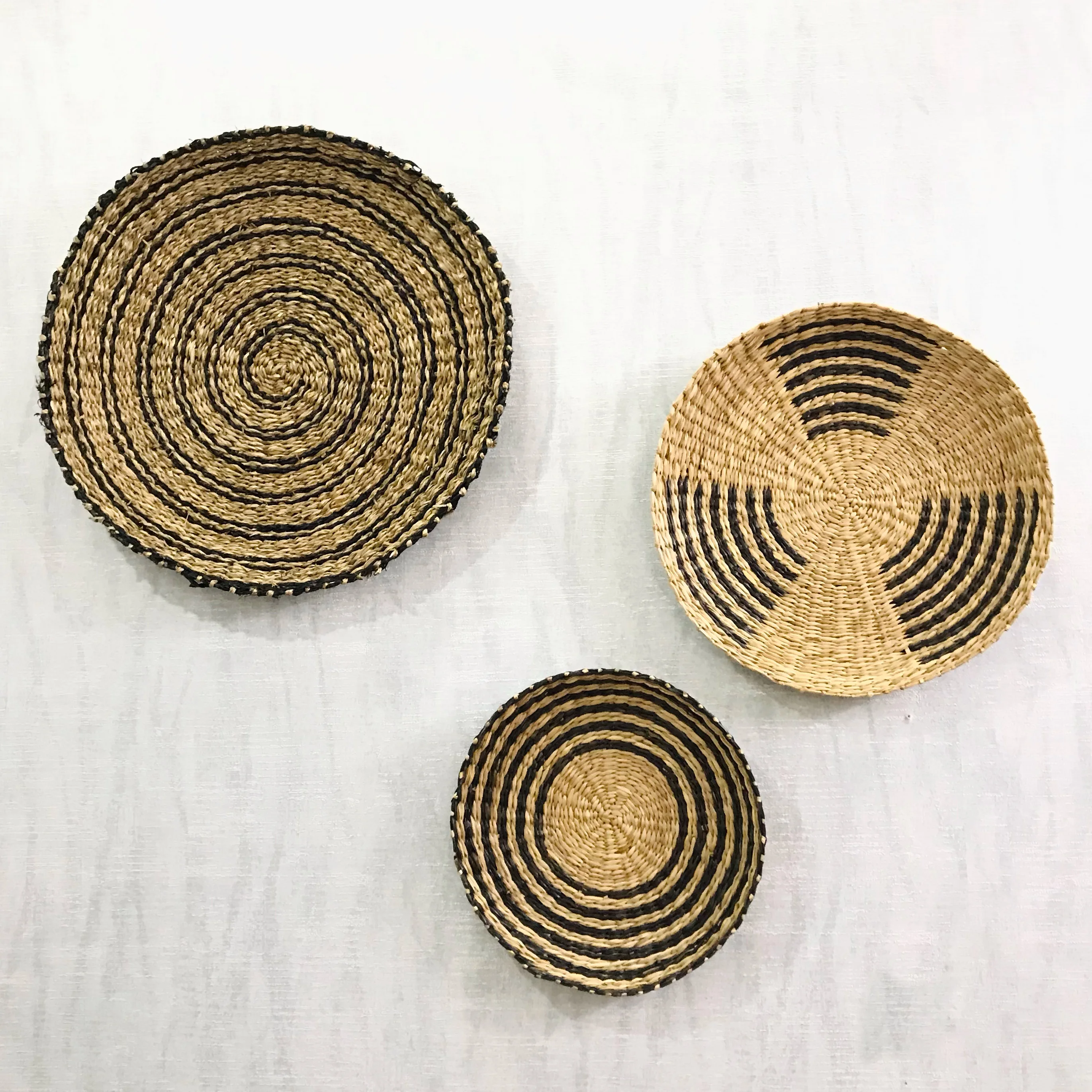 Best Seller  Decor Item Seagrass Wall trivet for decoration/Wall hanging basket made by Vietnamese Artistans