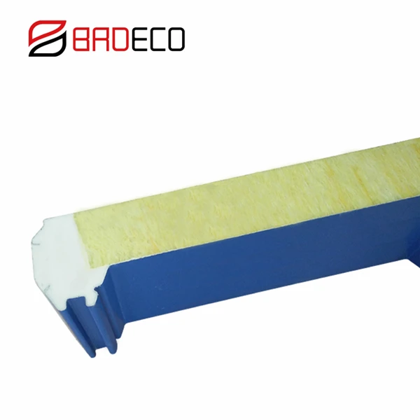 Стекловолокно/стекловата сэндвич панель изолированные стальные кровельные панели