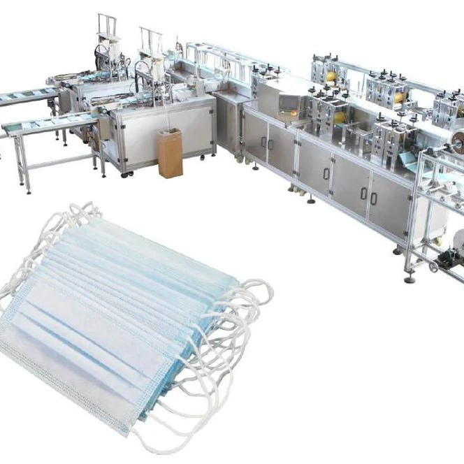 fully automatic production machine for face mask with ear loop