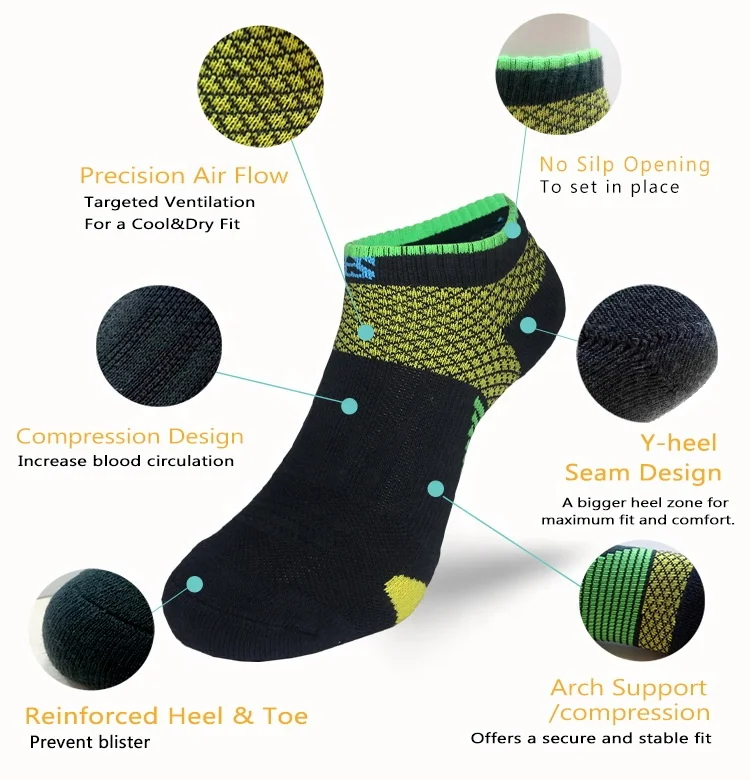 Best Wholesale Customised Compression Hiking Running Ankle Socks for Sport Mens Womens