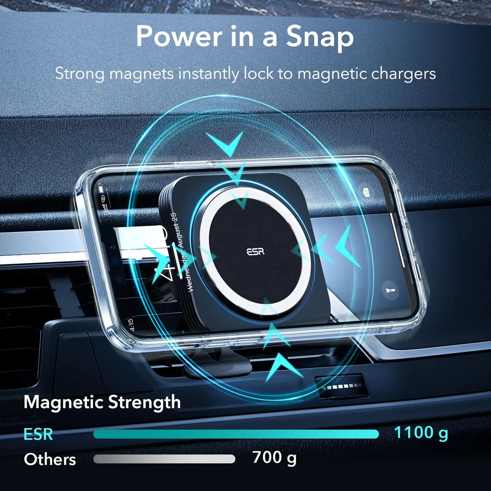 Crystal Clear Magnetic Phone Case For iPhone 13 Pro Max 13 Mini Shockproof Mobile Phone Accessories TPU PC Magnetic Back Cover