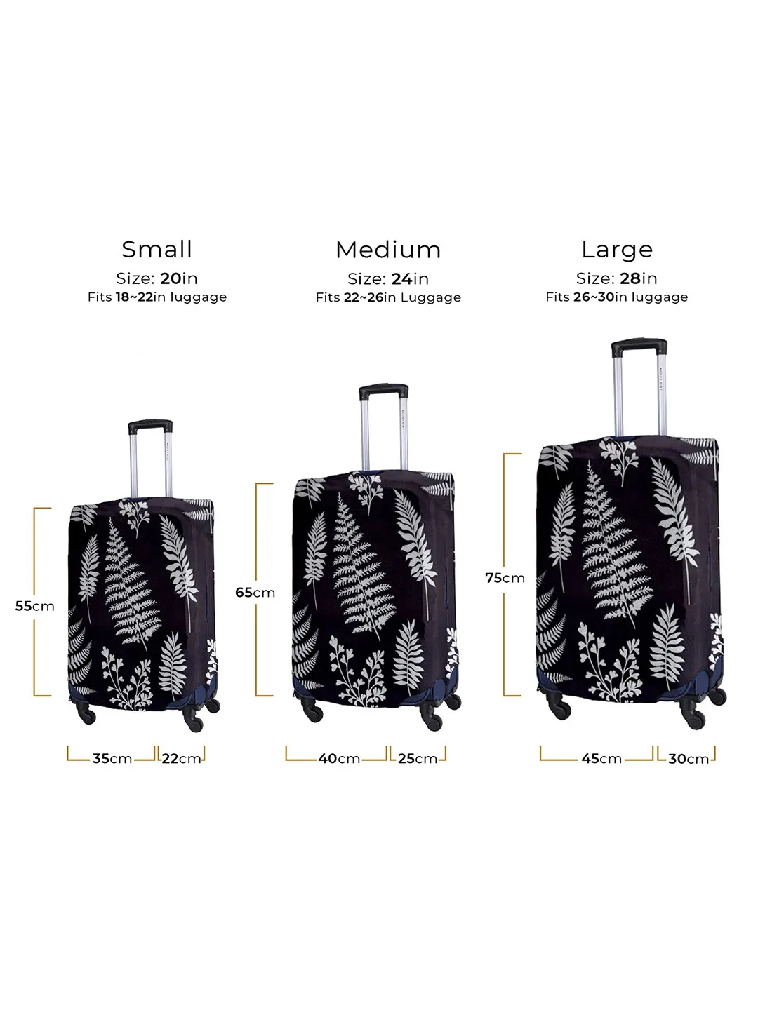 Latest Design Medium Size Suitcase Cover / Spandex Travelling Baggage Cover 65 cm (24 Inch)