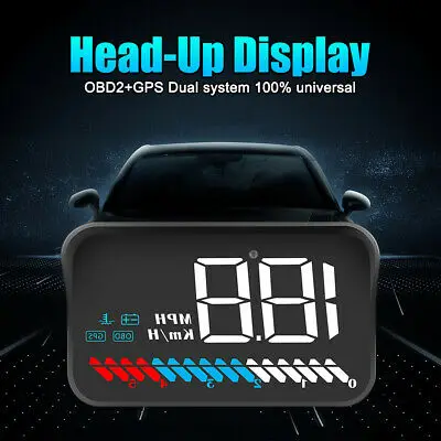 2020 Новый HUD M7 автомобиля головой вверх дисплей OBD2II Headup скорость проектор Авто сканер OBD Спидометр Hud