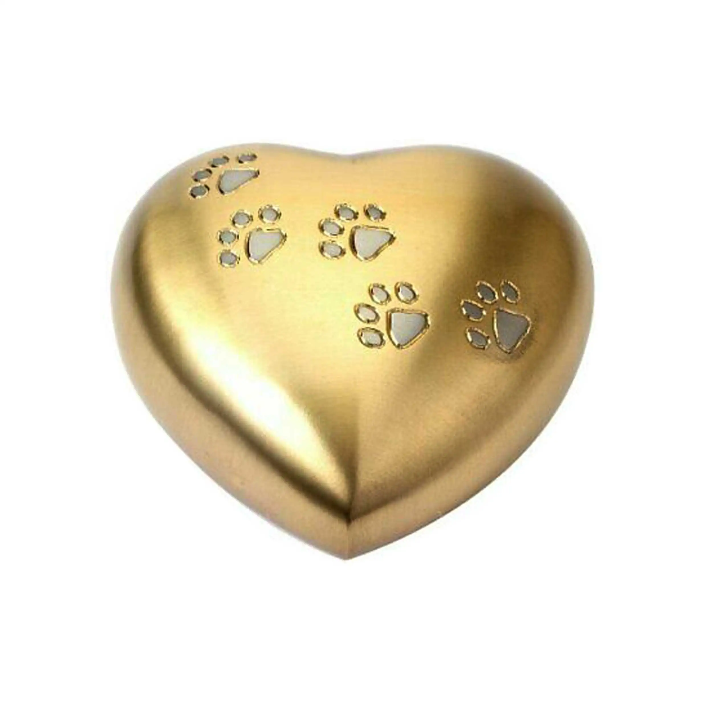 Florel Bird Engraved Heart Shape Keepake Amazon Hot Wholesale Cremation Cat Urn Ash Stainless Steel